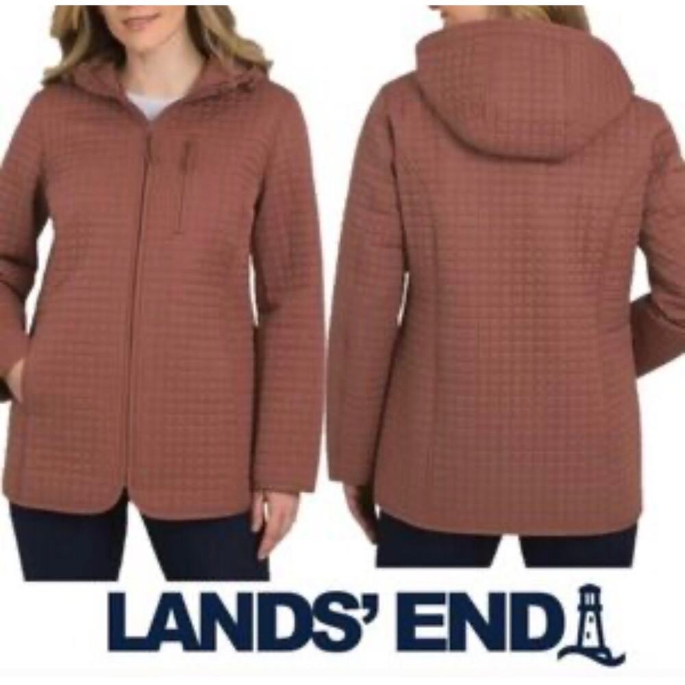 Lands' End Women Quilted Jacket NWT S Quality and Sophisticated 3 Season Jacket